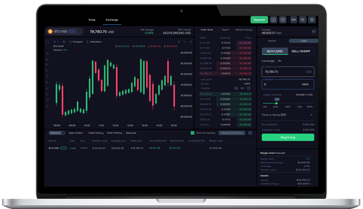Demo Company trading terminal