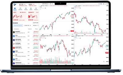Inexprime WebTrader running in a browser