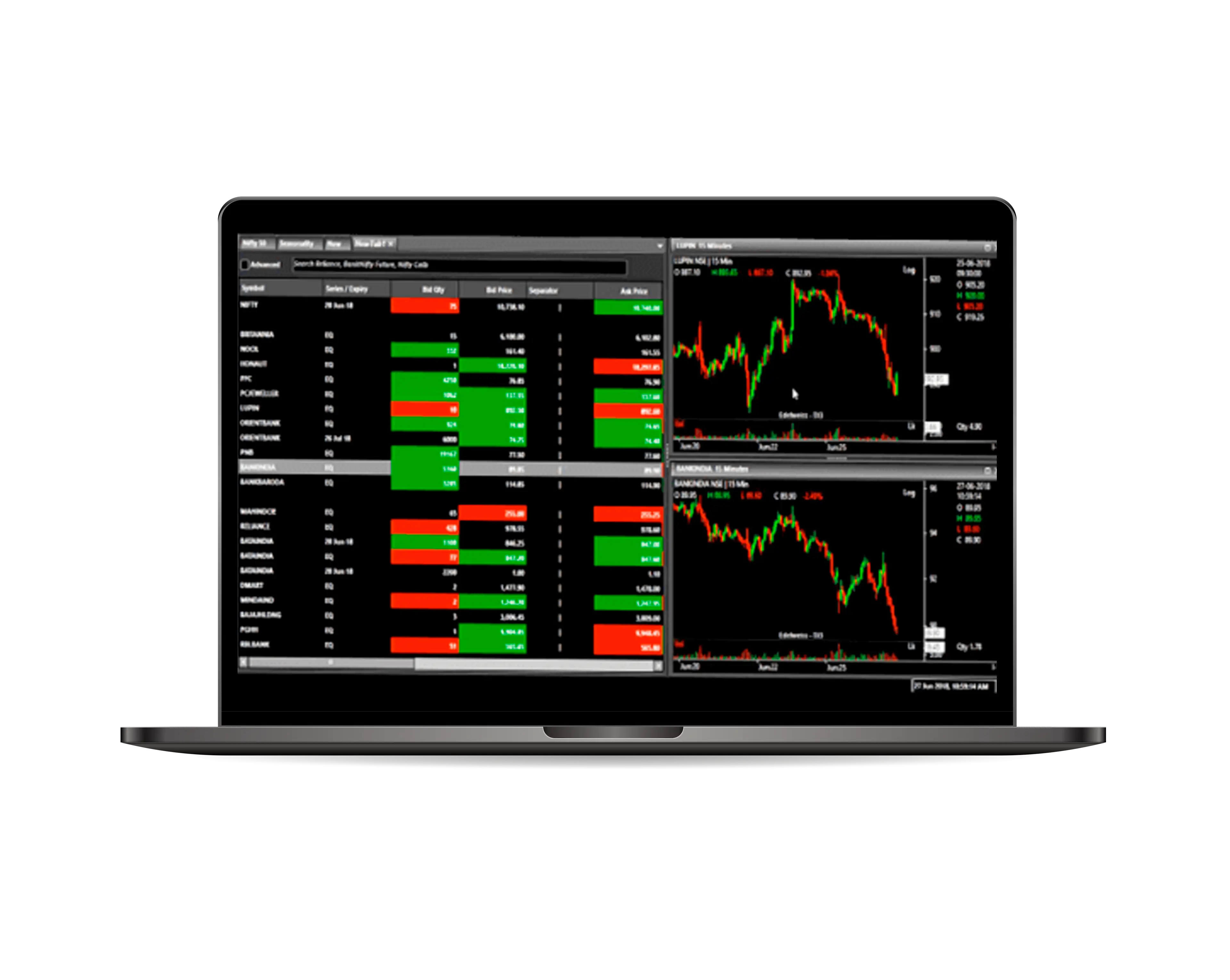The Inexprime copy trading dashboard